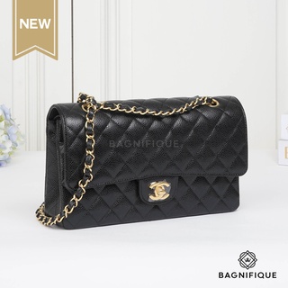 CHANEL CLASSIC 10 BLACK CAVIAR GHW MICRO