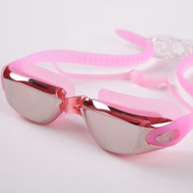 แว่นตาว่ายน้ําซิลิโคน สายตาสั้น แบบมืออาชีพ ป้องกันหมอก หรือ แว่นตาว่ายน้ํา UV แบบใส พร้อมที่อุดหู LL006 - รูปที่ 6