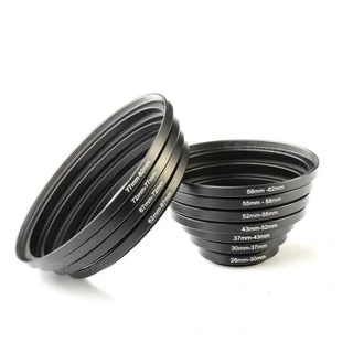 K&F แหวนแปลงหน้าเลนส์เพื่อใส่ฟิลเตอร์ขนาดใหญ่ขึ้น 11in1 Step-up ring set filter สำหรับเลนส์ DSLR (SKU0800)