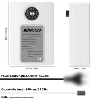 F&amp;L Kkmoon Tq-26 เครื่องกําเนิดไฟฟ้าโอโซนแบบพกพา 2000มก./ชม.เครื่องปั่นผักผลไม้อเนกประสงค์ขนาดพกพา