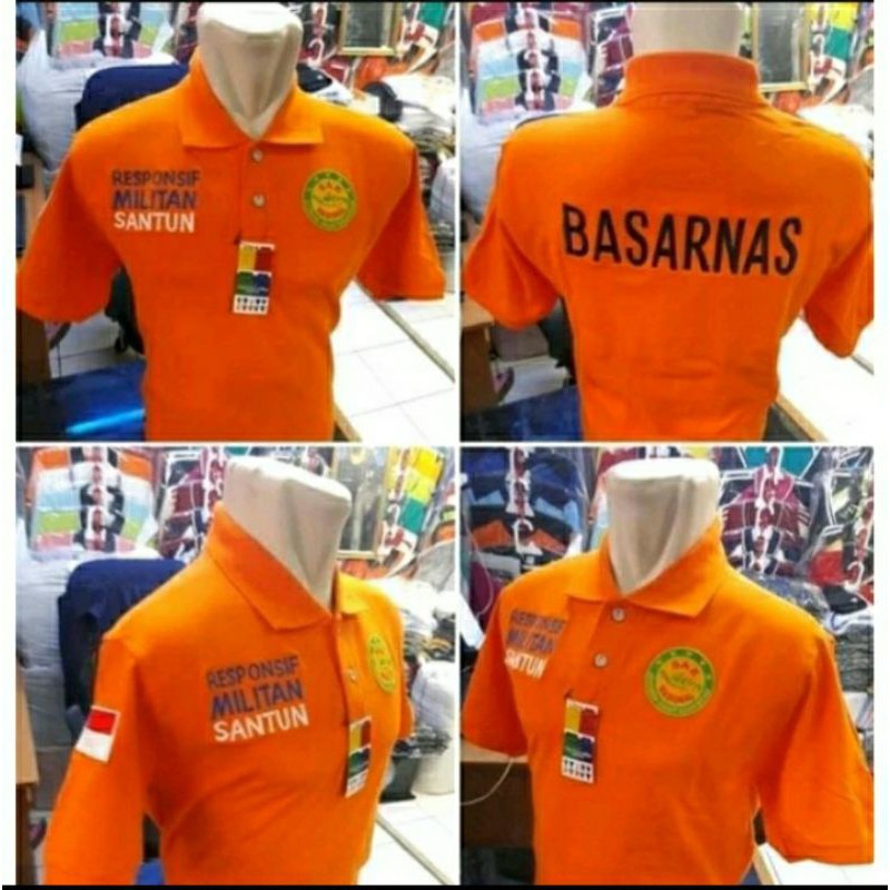 KATUN SAR เสื้อทีม Basarnas เสื้อปักผ้าฝ้าย เสื้อโปโล Basarnas เสื้อคอปก Basarnas เสื้อโปโล เสื้อโปโ