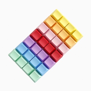 【Keycap】ปุ่มกดคีย์บอร์ด OEM R1R2R3R4 1U สีเดียว ไม่มีคําศัพท์