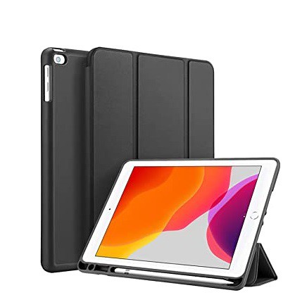 SMARTCASE ล็อคอัตโนมัติสําหรับ IPAD 7 10.2 2019 (A2197, A2200, A2198) พร้อมช่องใส่ปากกา Stylus
