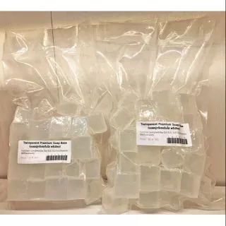 เบสสบู่ Transparent Premium Soap Base เบสสบู่กรีเซอรีนใส พรีเมียม 1 Kg. สั่งซื้อไม่เกิน 20 กิโลกรัม สบู่ สบู่ก้อน