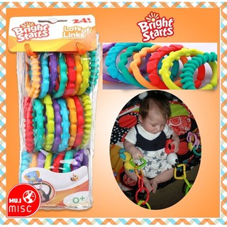 MUIMISC ♥   ลดพิเศษ ล้างโกดัง ห่วงโซ่ ห่วงกัด Lots of Links มีทั้งหมด 24 ห่วง ยี่ห้อ Bright Starts