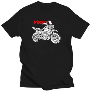 [S-5XL]เสื้อยืด ผ้าฝ้าย พิมพ์ลาย Moto Guzzi V85Tt V 85 Tt แฟชั่นสําหรับรถจักรยานยนต์ 2022