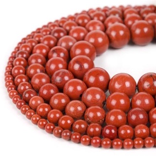 Natural Red Jasper Round Bead Strand 6 mm 8 mm 10 mm 42 cm Long string