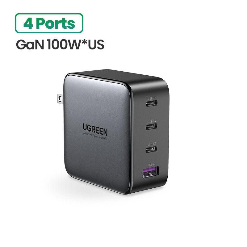 ถูกที่สุดแท้ % ใหม่ ไม่แกะซีล Ugreen PD 65/100W GAN Charger for Apple MacBook iPad Samsung
