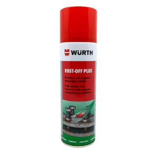 Wurth น้ำยากัดสนิม คลายเกลียว ROST ปริมาณ 300ml.ให้ข้อต่อต่างๆ ทำงานได้ไม่ติดขัด WURTH RUST REMOVER ROST-OFF PLUS