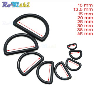 10ชิ้น/แพ็คพลาสติก ง-แหวน หัวเข็มขัด สายรัด ขนาด10มิลลิเมตร1…