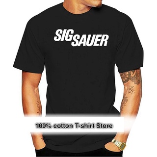 ใหม่ เสื้อยืด ผ้าฝ้าย 100% พิมพ์ลาย SIG Sauer สําหรับผู้ชาย LHZY