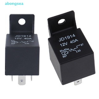 Abongsea รีเลย์ DC 12V 24V 4 5 Pin 4P 5P 40A กันน้ํา สําหรับเครื่องปรับอากาศรถยนต์