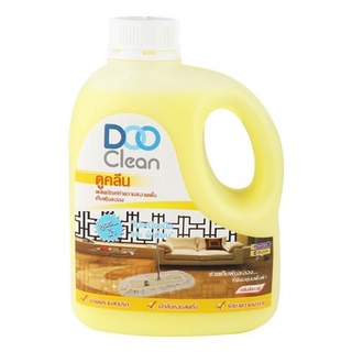 [พร้อมส่ง] HomeDoDee น้ำยาดันฝุ่น DOO CLEAN 1 ลิตร สีเหลือง น้ำยาถูพื้น น้ำยาทำความสะอาดพื้น