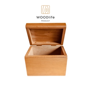 กล่องเก็บของ ฝาปิด ผลิตภัณฑ์ไม้ธรรมชาตินำเข้าต่างประเทศไม้สน WOODlife PRODUCT