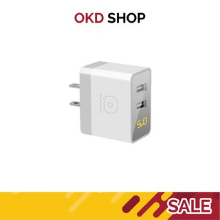 WUW C84 2USB LCD 2USB อะแดปเตอร์ ชาร์จ จอแสดงผล LED