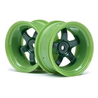 HPI 111100 WORK MEISTER S1 WHEELS GREEN 26mm (9mm OS/2pcs)