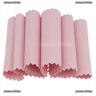 [adawnshbhyu] ผ้าทําความสะอาดเครื่องประดับ สีเงิน 50 ชิ้น