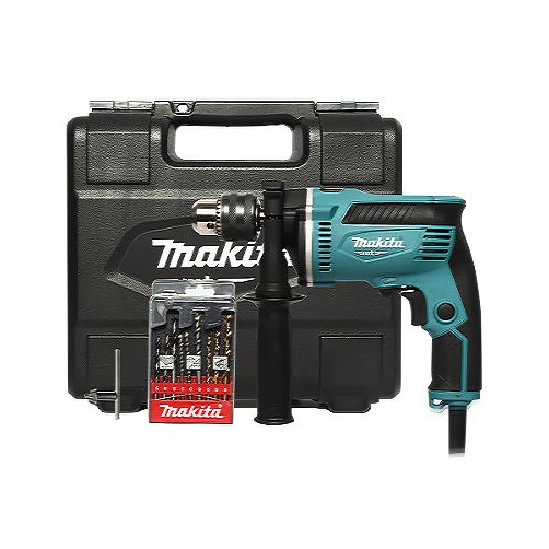 MAKITA M8103KX1B สว่านกระแทก 1/2″ 430W รุ่น M8103KX1B พร้อมเซ็ตอุปกรณ์ ของแท้ พร้อมส่ง ราคา ถูกที่สุด ดีลบีเคเค แกลเลอรีภาพที่ 2