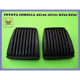 TOYOTA COROLLA AE100 AE101 KE25 KE30 DOUBLE CAB BRAKE PEDAL &amp; CLUTCH PEDAL RUBBER SET // ยางแป้นเบรก ยางแป้นคลัทช์