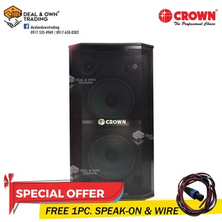 Crown BF-118 800W 3 way Karaoke Baffle (1 PC)