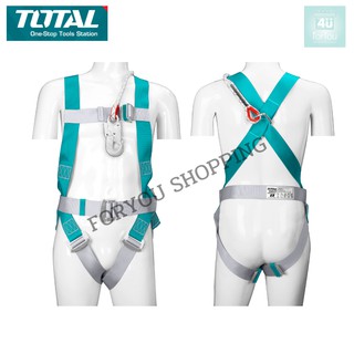 Total เข็มขัดนิรภัย แบบเต็มตัว สายรัดกว้าง 50 มม. รุ่นตะขอใหญ่ รุ่น THSH501806 ( Safety Harness )