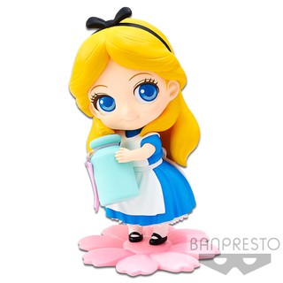 Qposket Sweetiny Alice สีเข้ม อลิซ ฟิกเกอร์ ตุ๊กตา โมเดล เจ้าหญิงดิสนีย์ ของแท้จากญี่ปุ่น Disney Alice in Wonderland