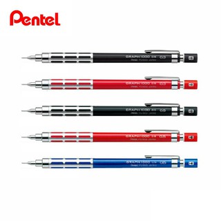 [ส่งจากญี่ปุ่น] Pentel Graph 1000 Cs 0.3 0.5 มม.ดินสอกด 5 แบบ Pg 1005 Cs