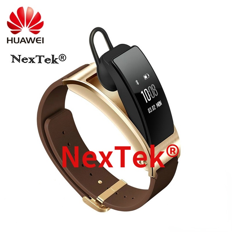 แท้100% Huawei TalkBand B3 Talk Band Dial รับสาย Bluetooth Smart Bracelet 0.7" OLED Screen Wearable 