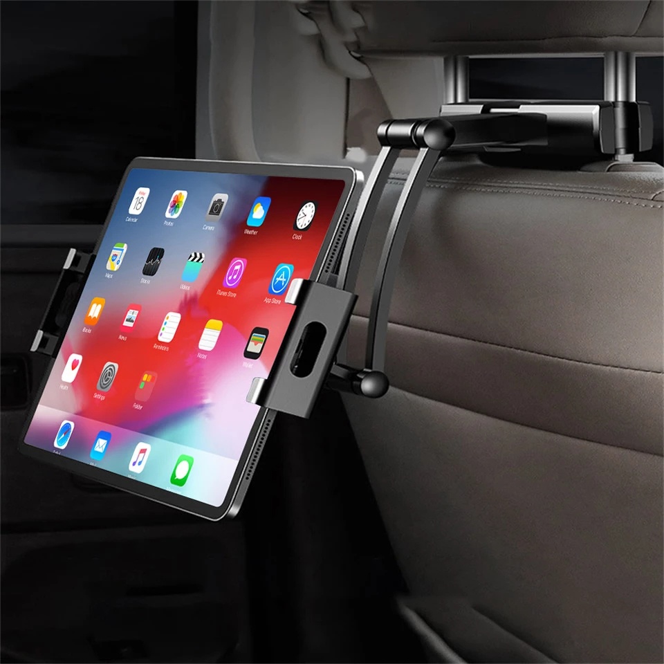 ขาตั้งหมอนรองหลังรถยนต์ หมุนได้ 360 องศา สําหรับ iPad 4-13 นิ้ว