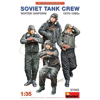 โมเดลประกอบ MiniArt 1/35 MI37063 SOVIET TANK CREW WINTER 1970-1980s