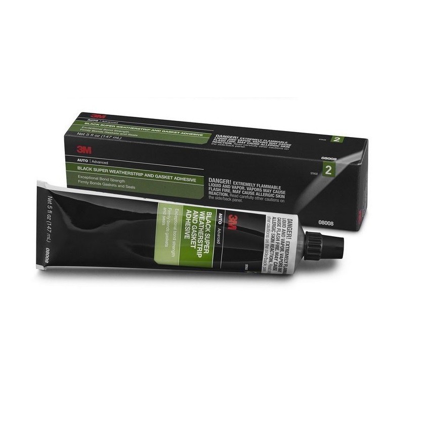 3M กาวดำ กาวติดขอบยางทั่วไป ขนาด 147 มล.รุ่น PN08011 สำหรับติดขอบยางทั่วไป ติดขอบยางประตูรถยนต์ แห้ง
