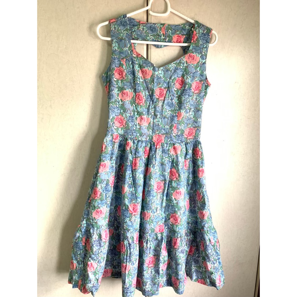 เดรส jeune weekend (ฟ้า) ไซส์ S (มือสอง)