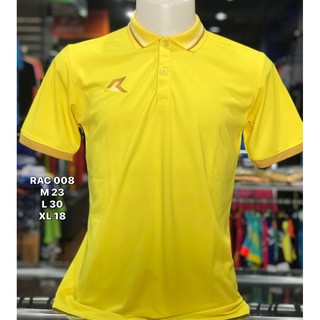 RAC008 เสื้อโปโลสีเหลืองชาย  Real