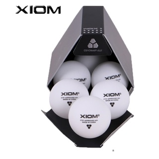 ลูกปิงปอง Xiom 3 Star 40+ ไร้รอยต่อ (ITTF)(ราคา 6 ลูก)