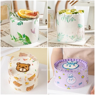 ยกม้วน พลาสติกพันเค้ก ที่พันมูสเค้ก แบบอ่อน/แข็ง ม้วนละ1KG