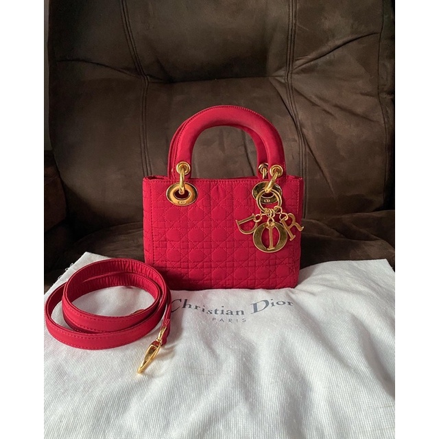 Vintage Mini Lady dior ของแท้ ดิดอร์ เลดี้ดิออร์ กระเป๋าแบรนด์เนม มือสอง