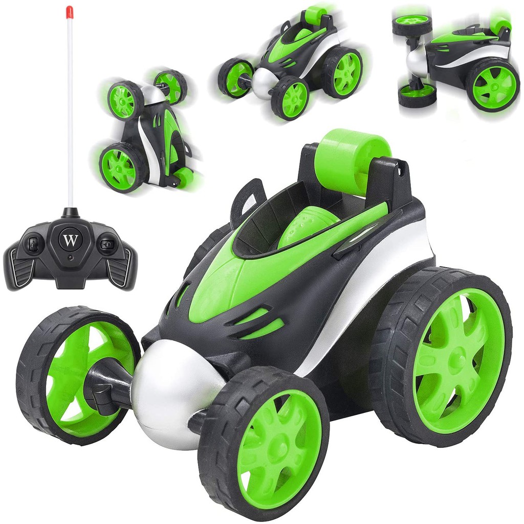360 Degree Rolling Remote Control Car RC Four Wheel Racing Vehicle ...