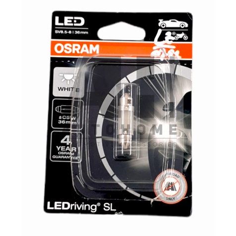 Osram LED Festoon 36mm - Ertiga ไฟห้องโดยสารหลังสีขาว 6418DWP