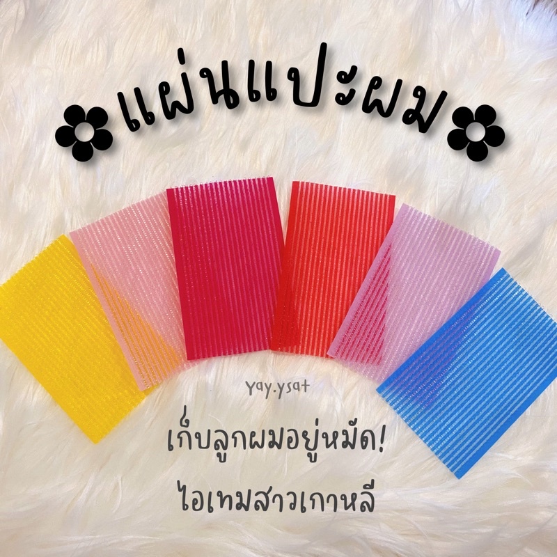 แผ่นแปะผมเกาหลี ที่เก็บลูกผม