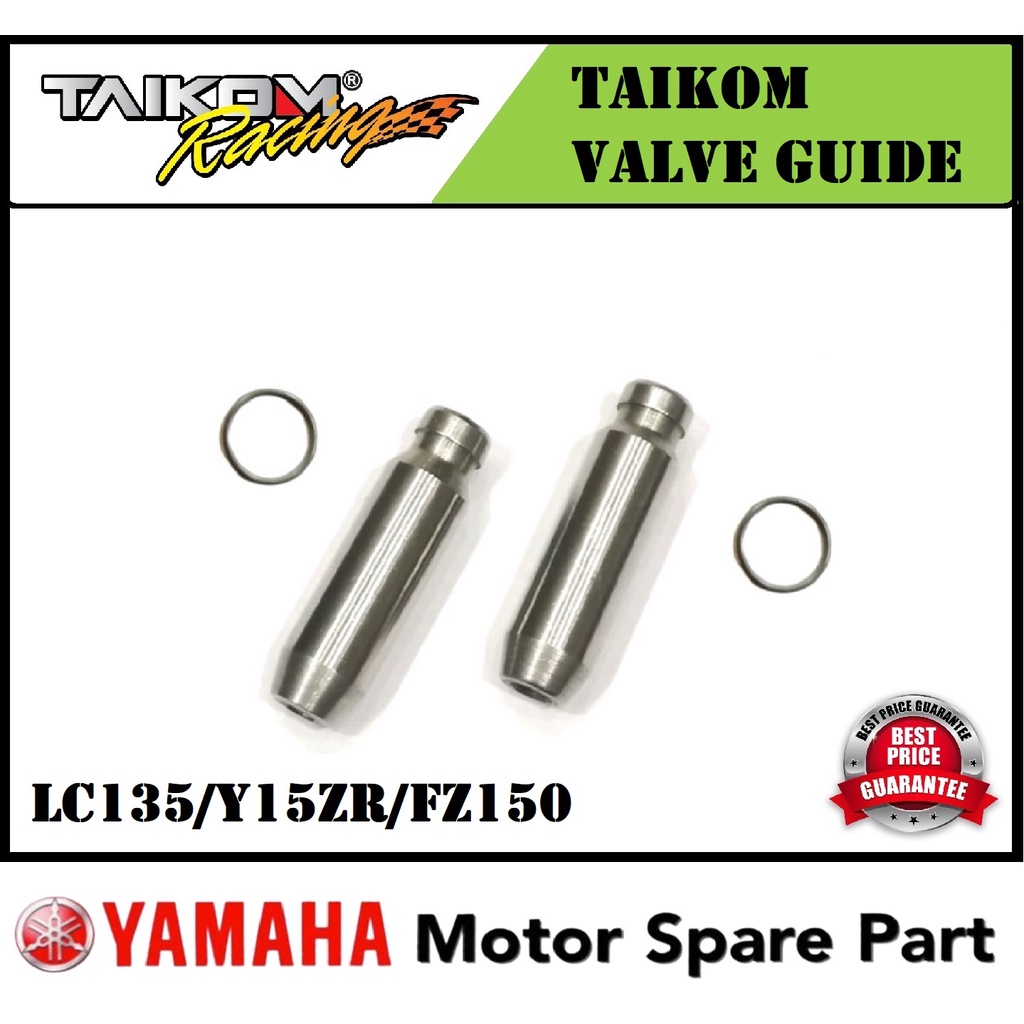 TAIKOM LC135 IN / EX VALVE GUIDE ASSY // BUSH VALVE LC135 / Y15ZR / FZ150 INTAKE EXHAUST YAMAHA
