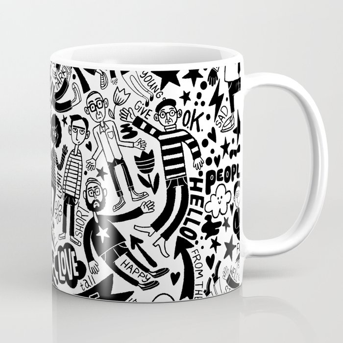 People Are People Motif Mug