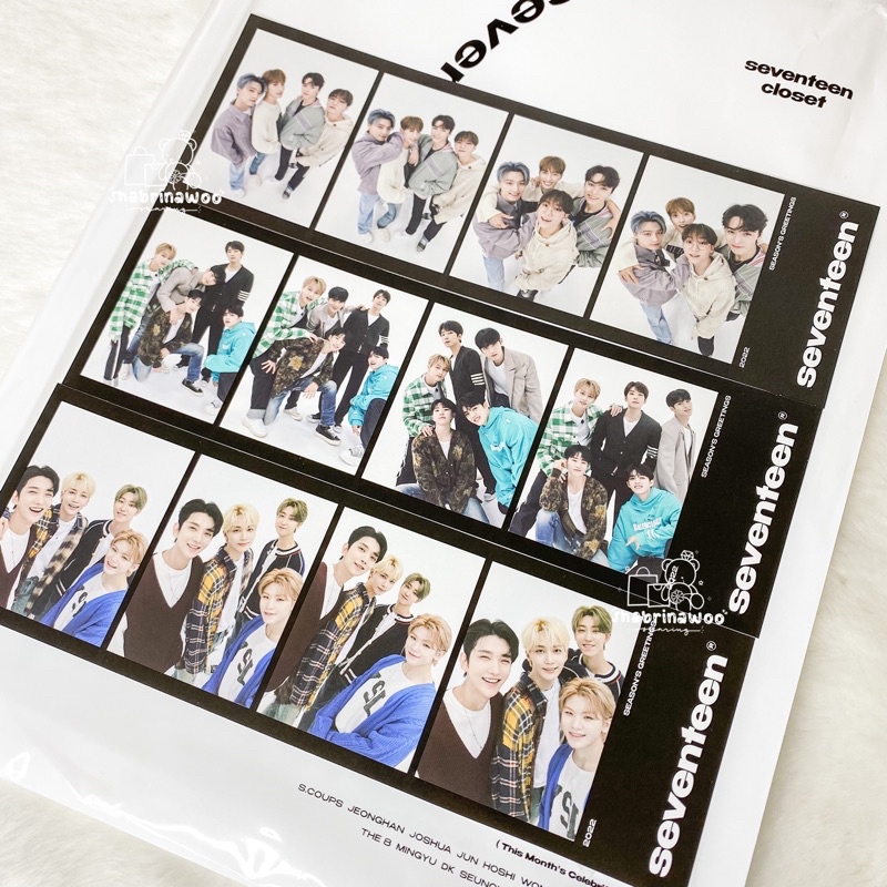 4 CUT UNITS PHOTO [GET ALL] - SEVENTEEN SEASON GREETINGS 2022 - SG22 KR SG SVT