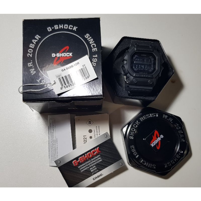 ยักษ์ดำนาฬิกาG-SHOCKรุ่นGX-56BB-1DRของแท้มือสอง