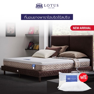 LOTUS ที่นอนยางพารา (สเปคแน่นสบาย-นุ่มแน่น) รุ่น i-Latex *ฟรีหมอนหนุนสุขภาพ ส่งฟรี