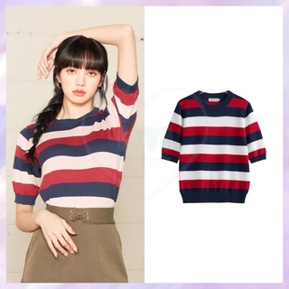 Preoder เสื้อลายแบบลิซ่า LISA BLACKPINK