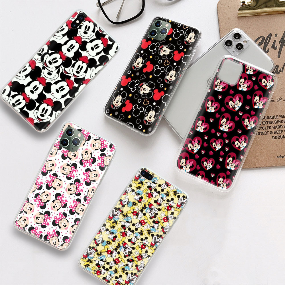 D-129 Mickey Mouse Soft TPU สําหรับ Realme Narzo 3 5 5S 20 6 6I 6S 30A C2 8 5I 3I Pro