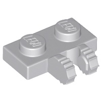 [350] ชิ้นส่วนเลโก้ Lego Part Hinge Plate 1 x 2 Locking with 2 Fingers on Side and 7 Teeth (50340) ราคา/ชิ้น