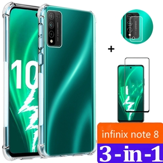 เคสโทรศัพท์มือถือกระจกนิรภัยใส กันกระแทก พร้อมกล้อง สําหรับ infinix Note 8 Note 30 pro 4G Note 30 5G Note 30 4G Note 30i 4G hot 30i hot 20s Note 12 G96 Smart 7