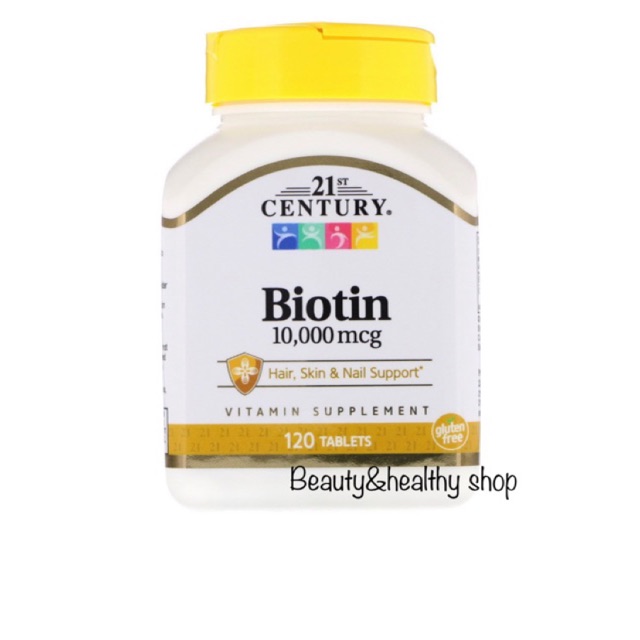 ❗️พร้อมส่ง❗️❤️ 21st Century Biotin 10,000 mcg