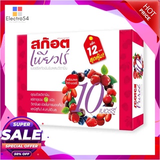 สก๊อต เพียวเร่ เบอร์รี่สกัดเข้มข้นผสมวิตามิน 45 มล. x 12 ขวดเครื่องดื่มเพื่อสุขภาพScotch Puree Berry Essence Concentrate